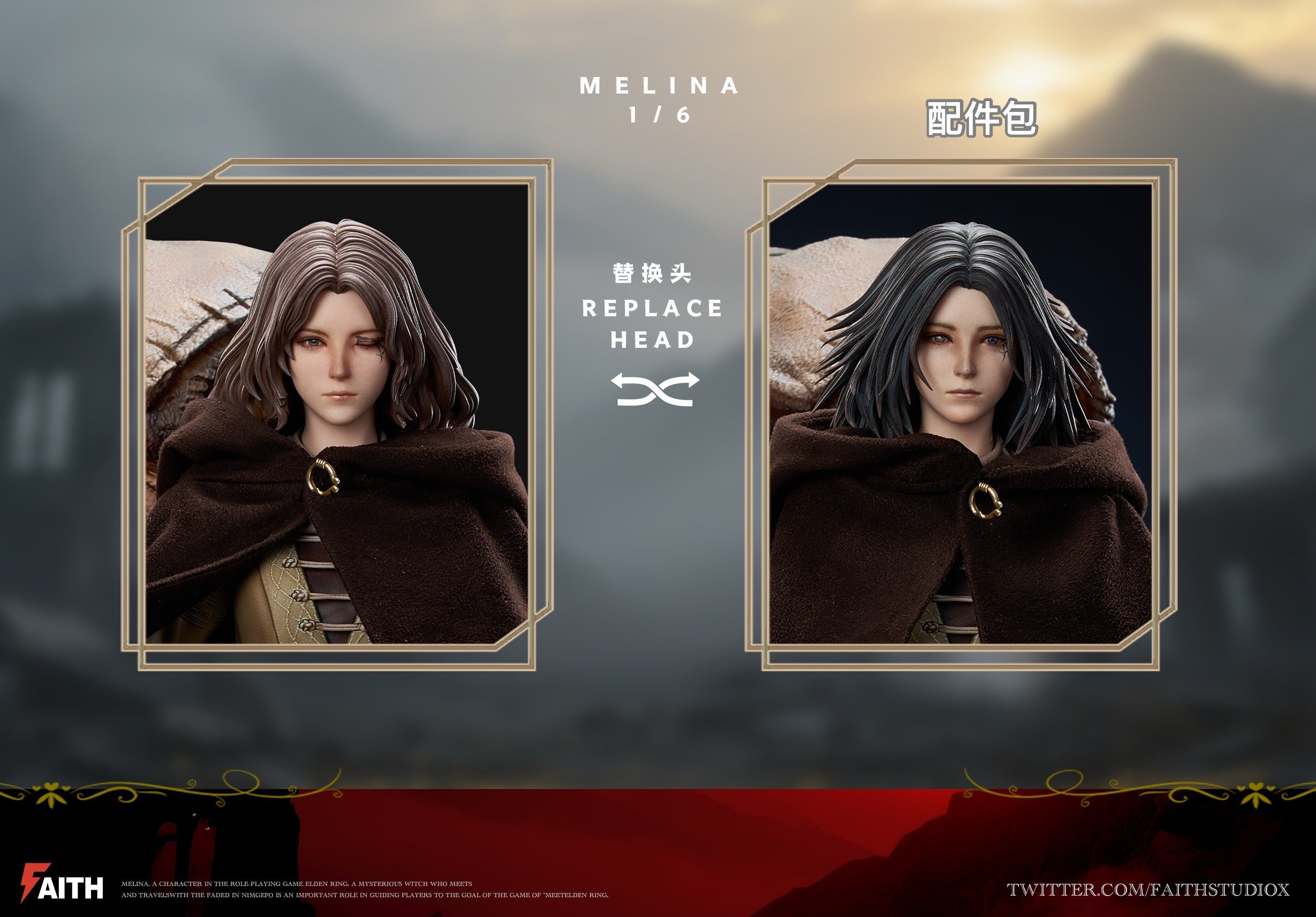 [Pre-order] 1/6 Melina Statue - Faith Studio