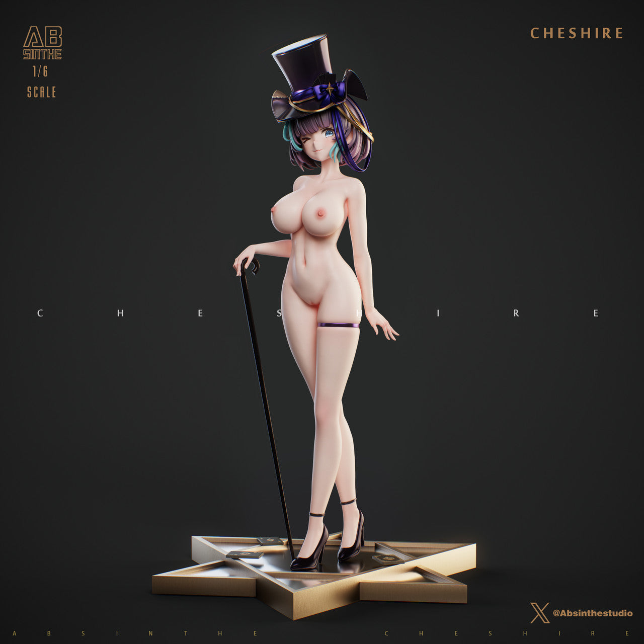 cheshire naked figure azur lane