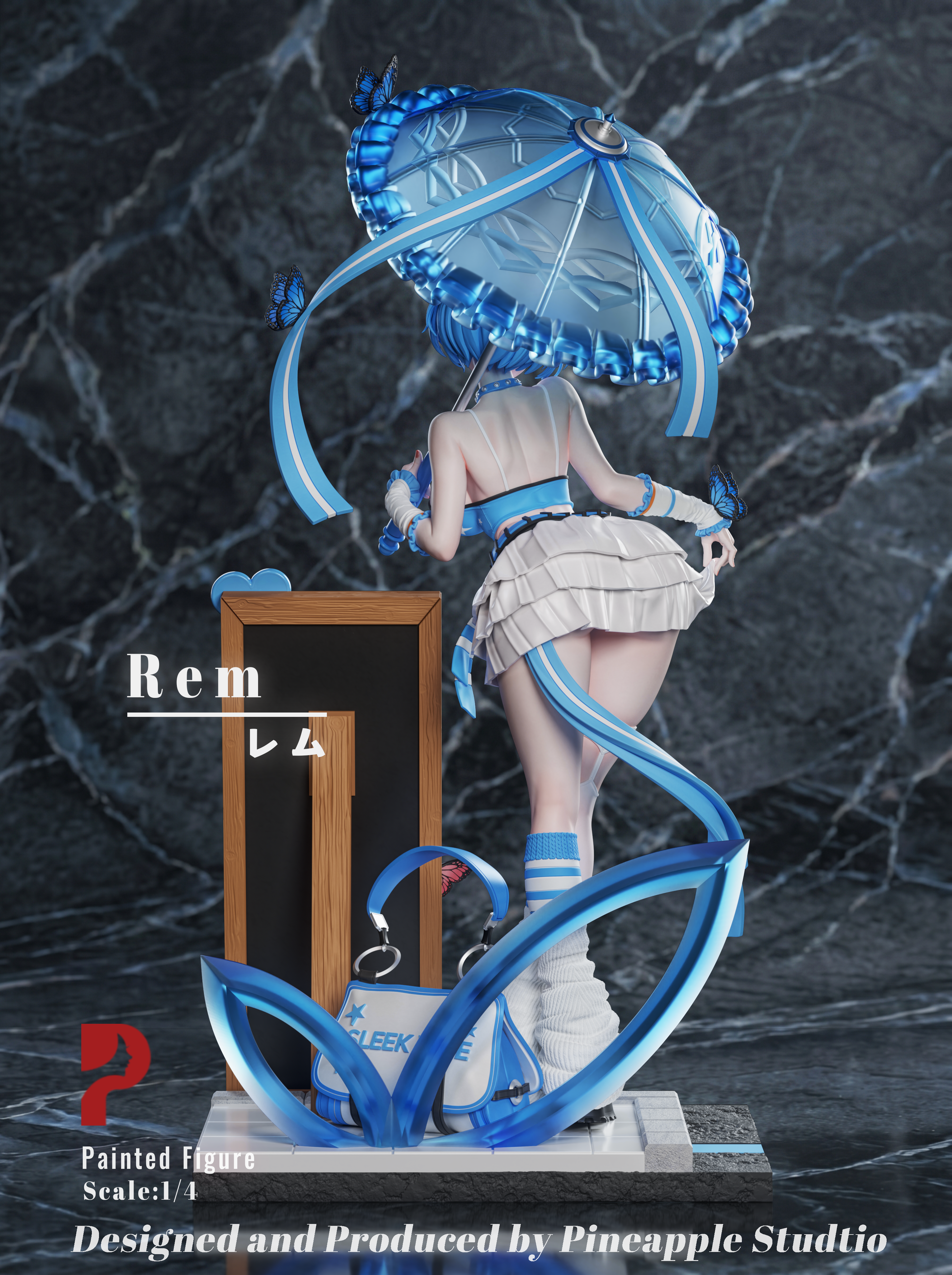 Rem & Ram statue
