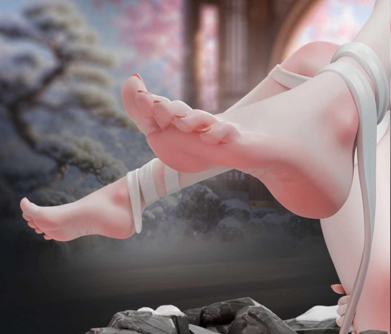Wuthering Waves Qingxiao sexy figure