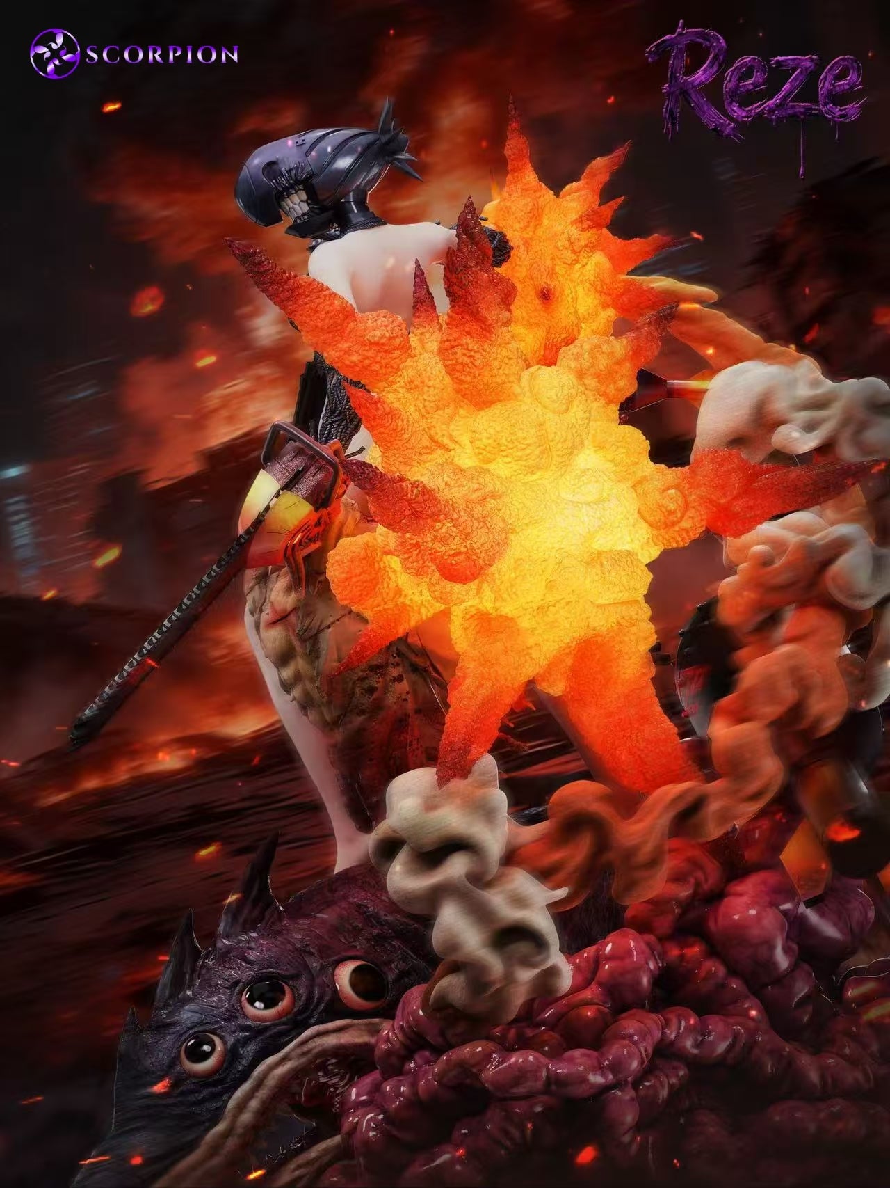 [Pre-order] 1/4 Reze Chainsaw Man Statue - Scorpion
