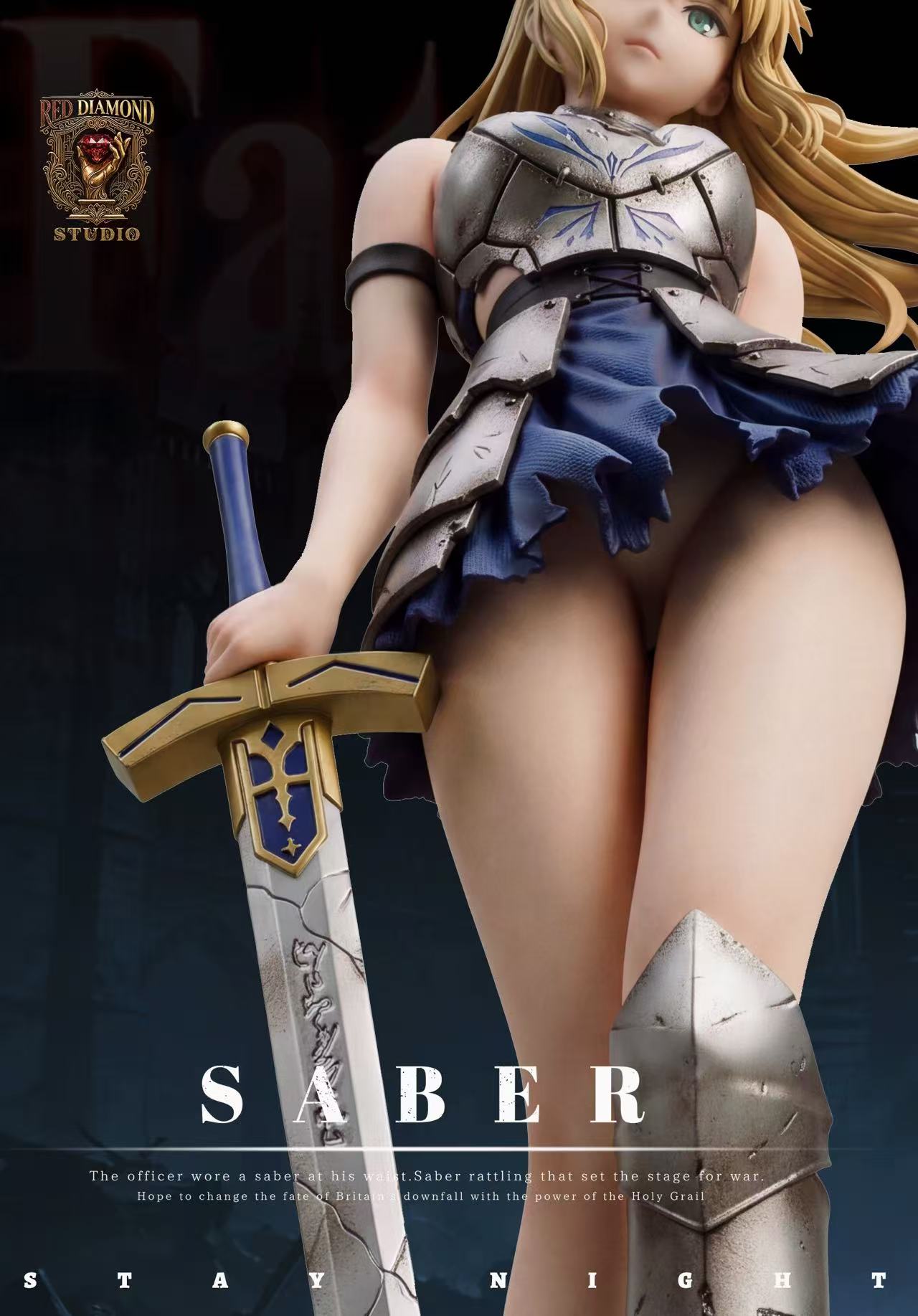 Saber naked figure