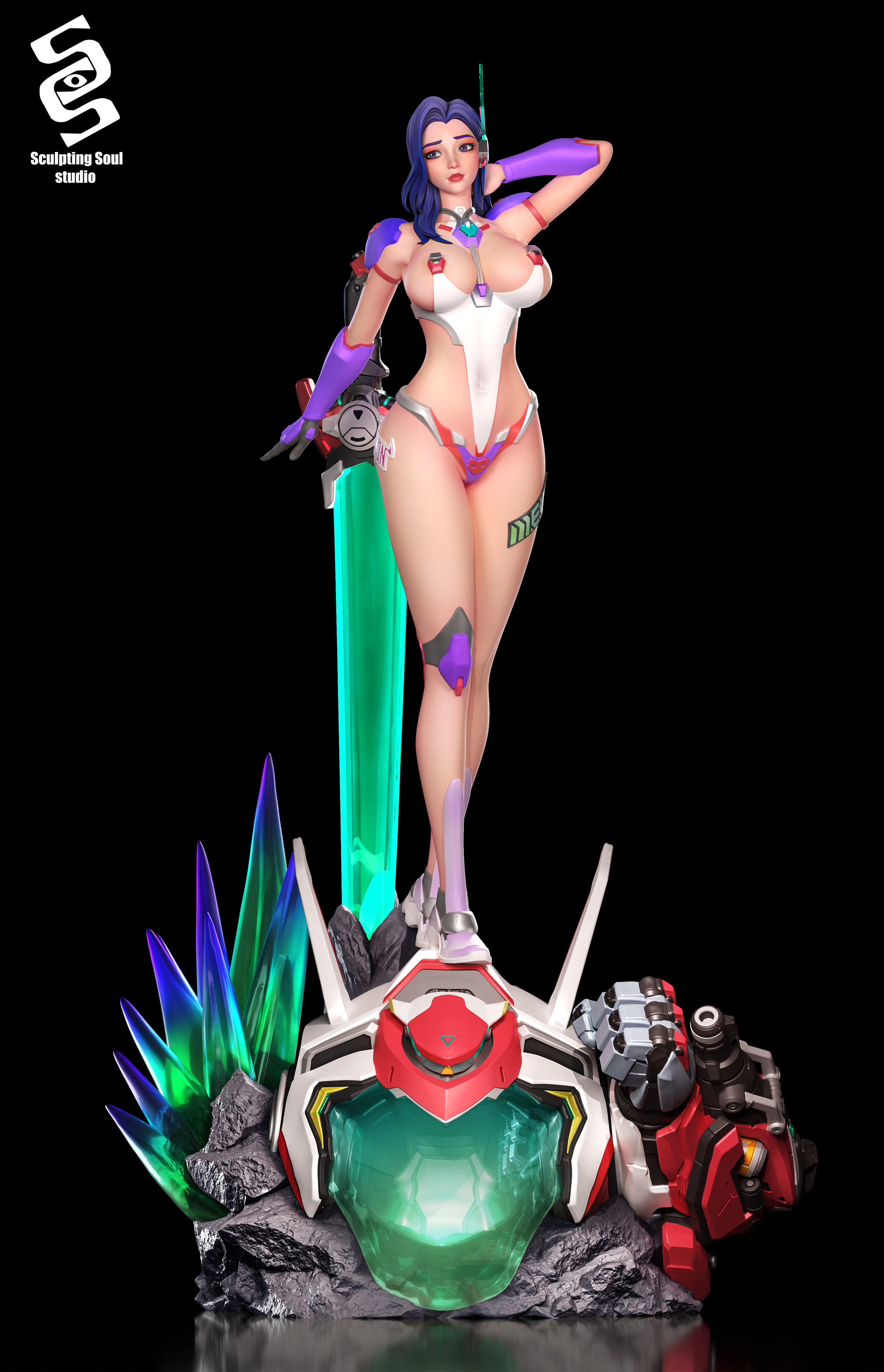 Overwatch D.Mon figure
