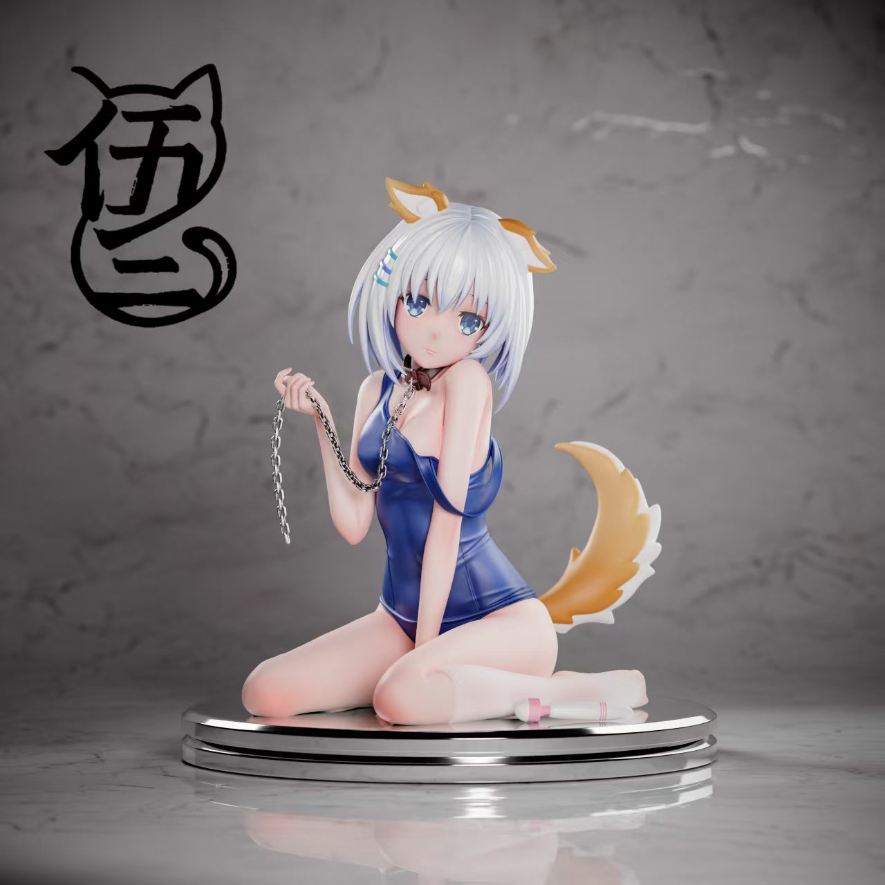 Origami Tobiichi anime statue
