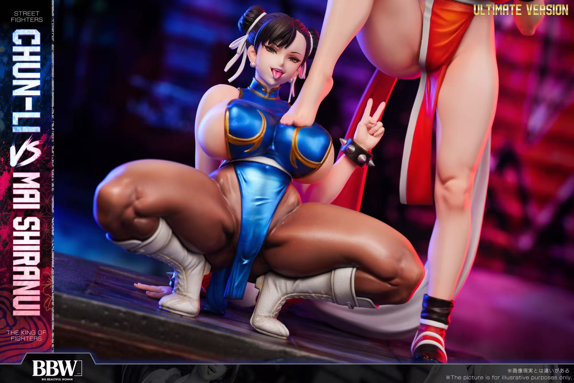 Mai Shiranui hentai figure