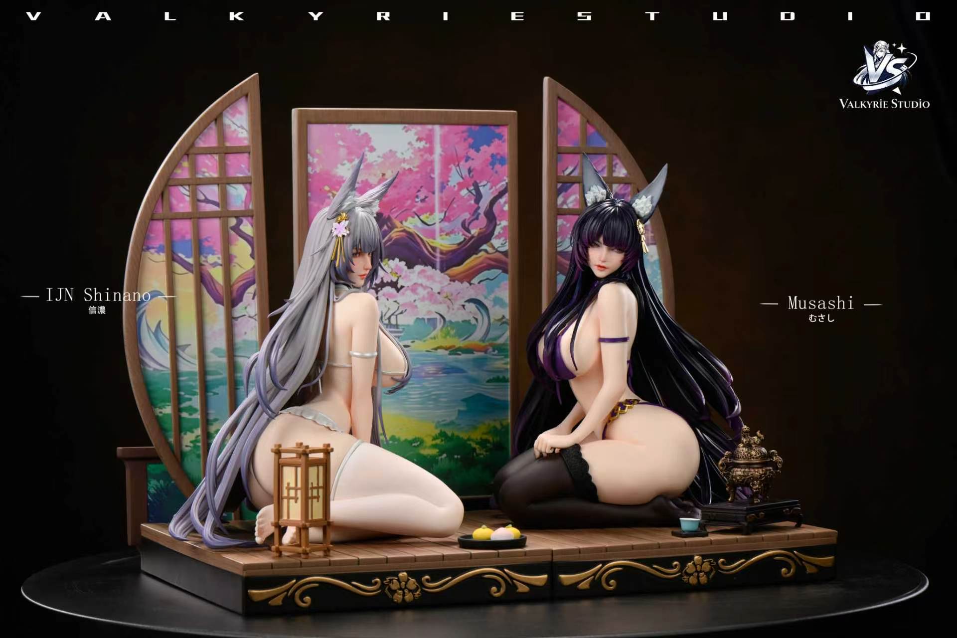 Musashi & Shinano statue
