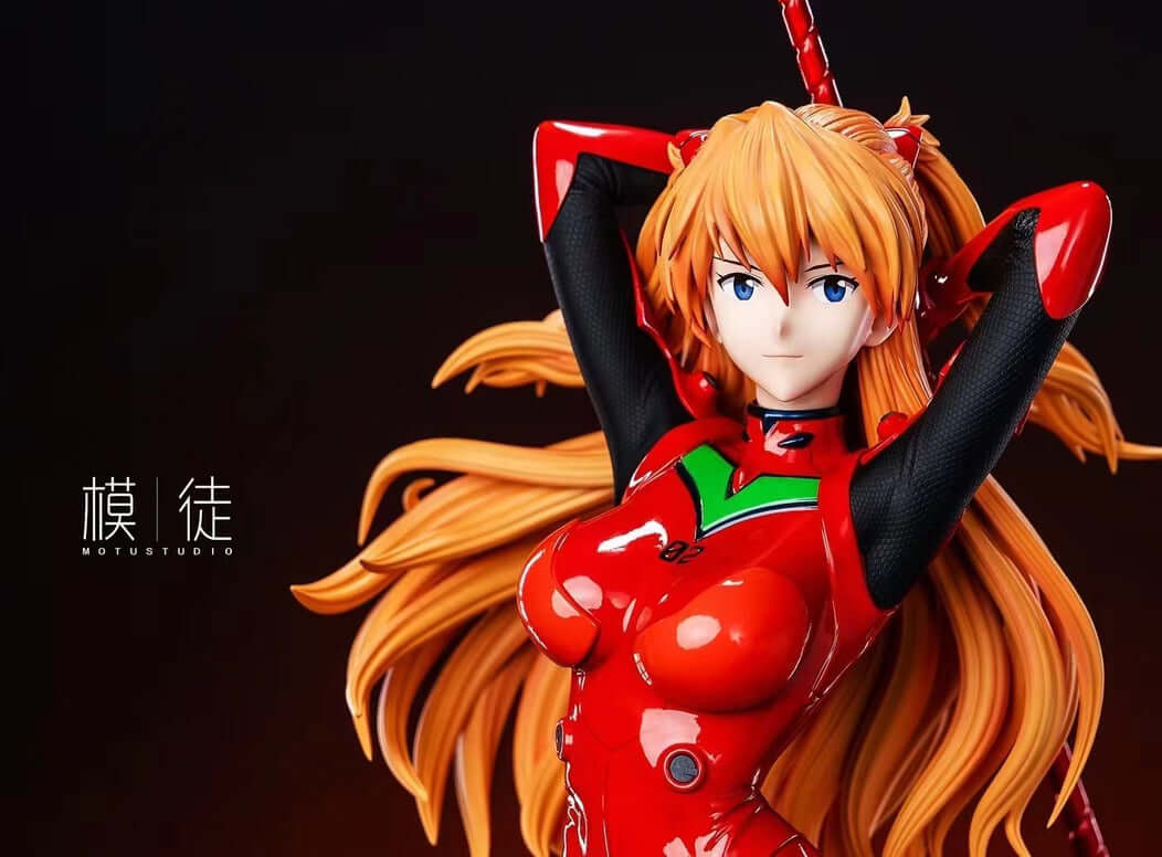 asuka evangelion figure anime head