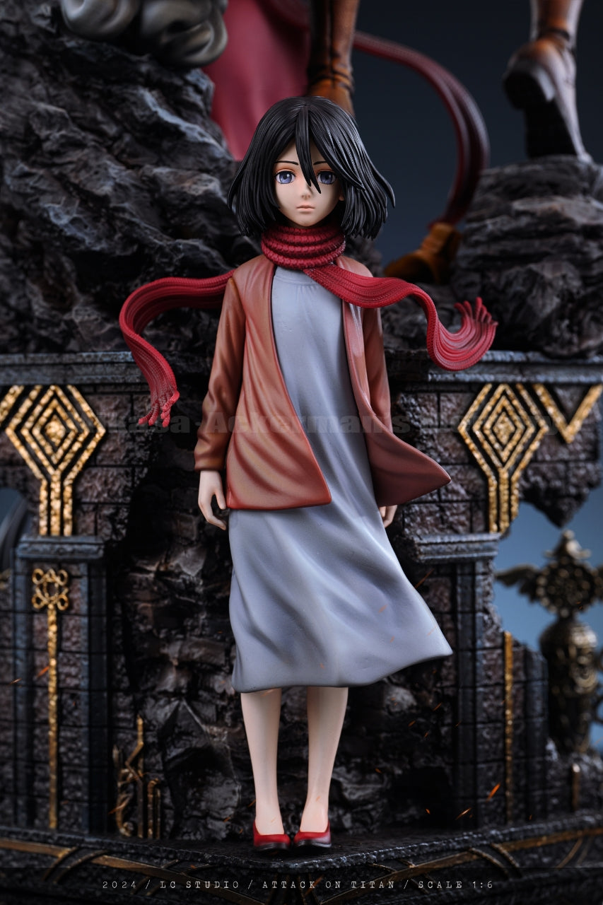 Mikasa Ackerman statue