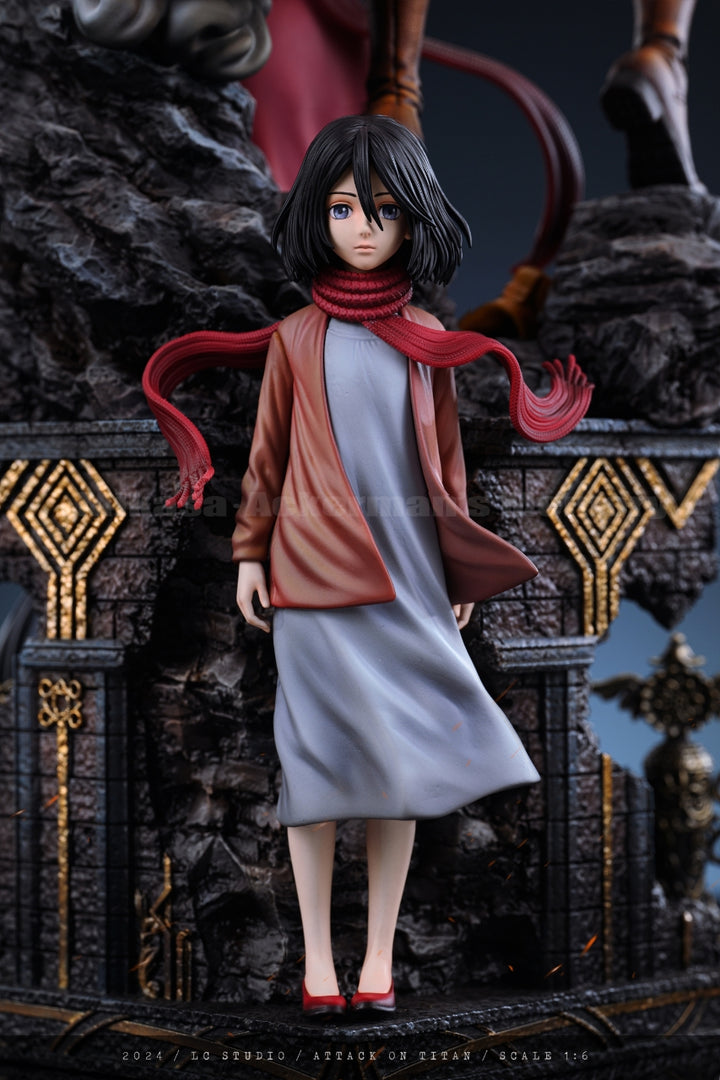 Mikasa Ackerman statue