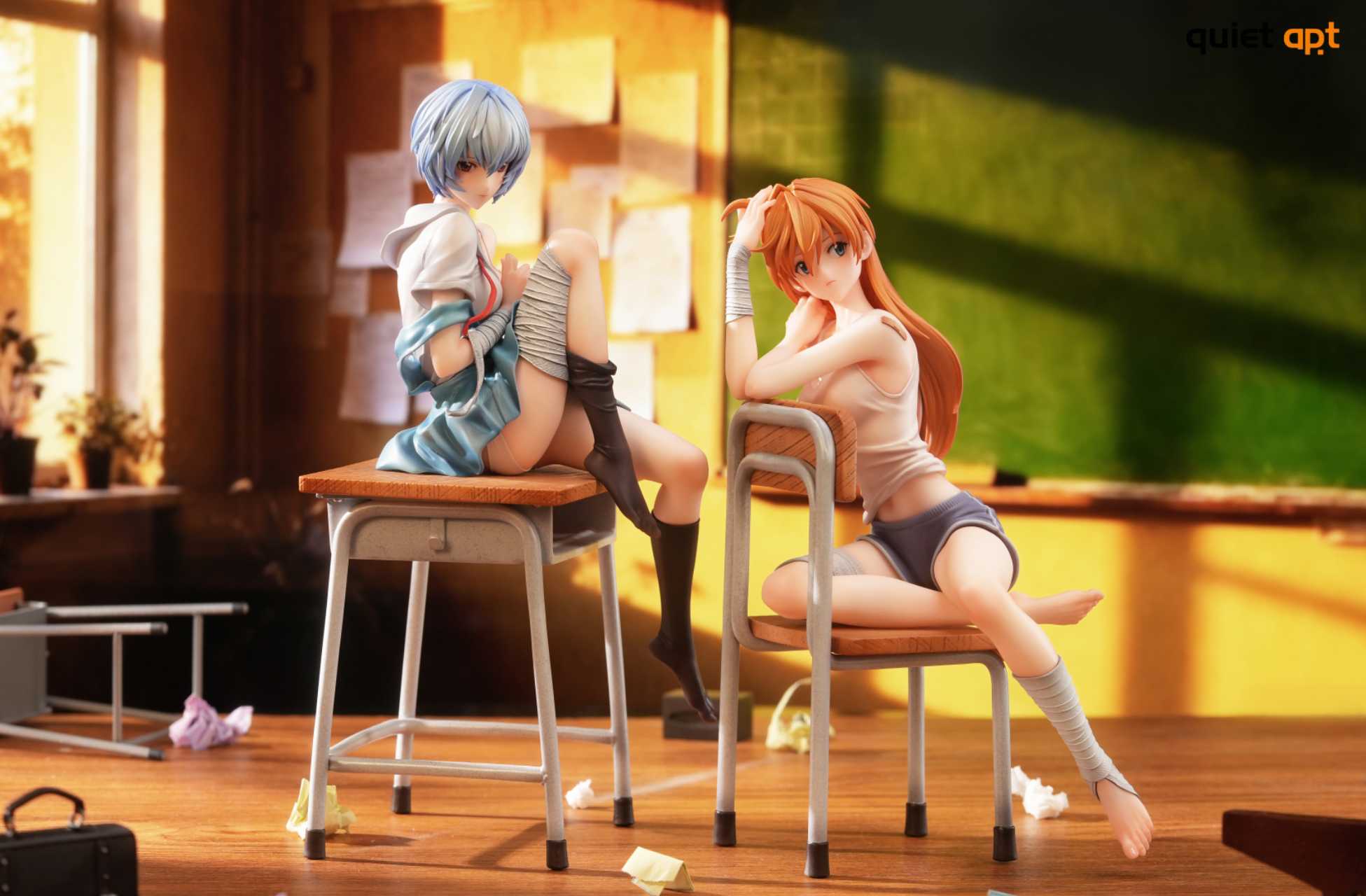 Rei &  Asuka EVA figure