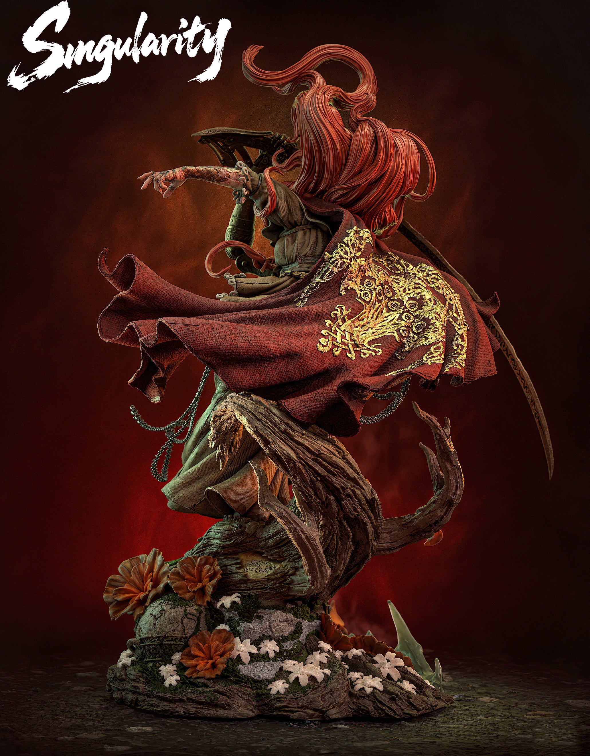 Malenia anime statue
