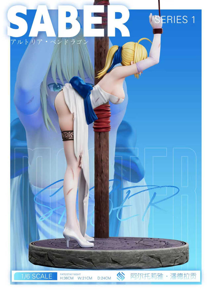 saber hentai statue