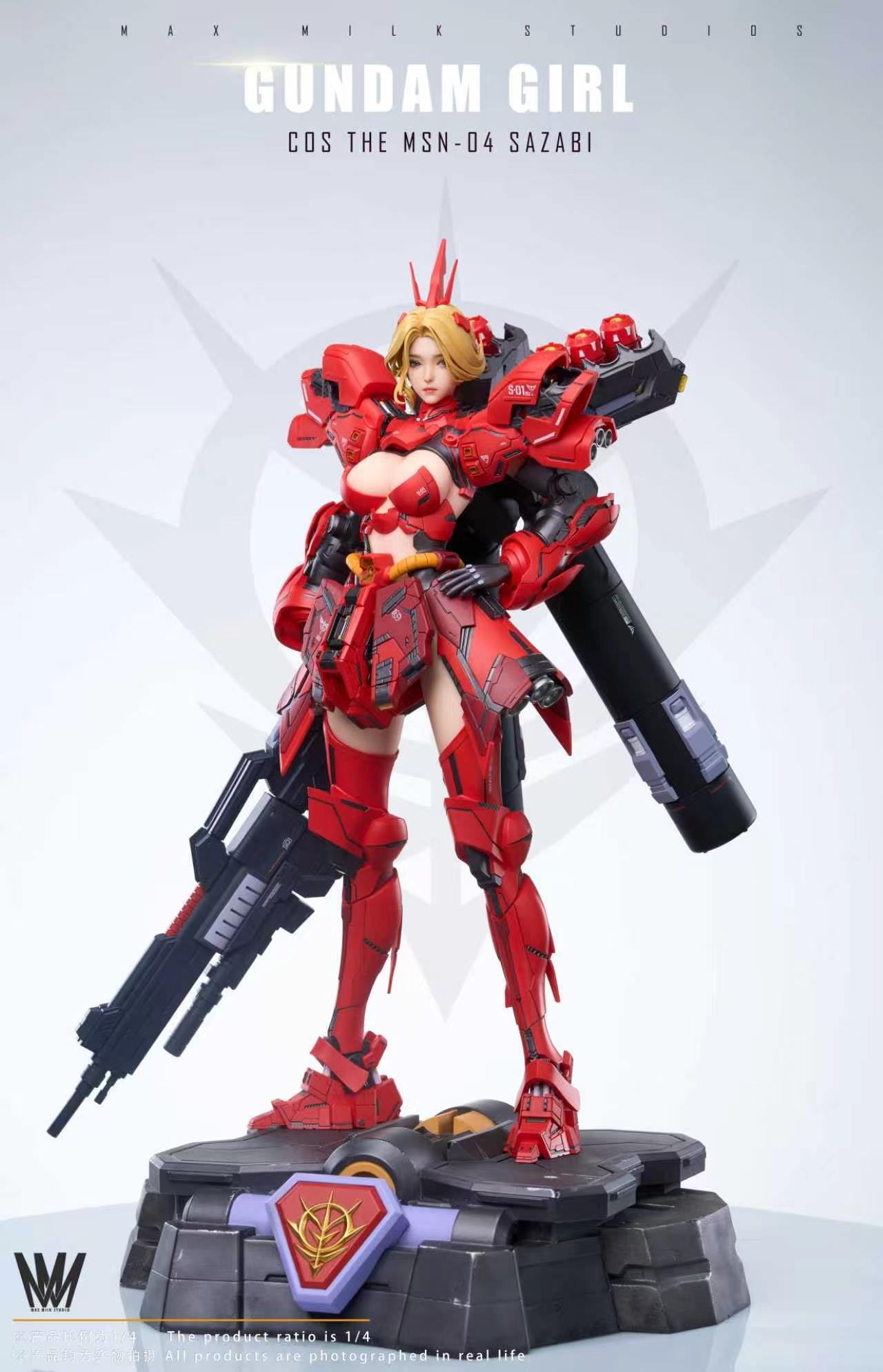 Gundam Girl Sazabi statue