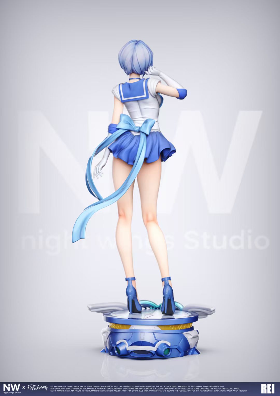 Rei Ayanami anime statue