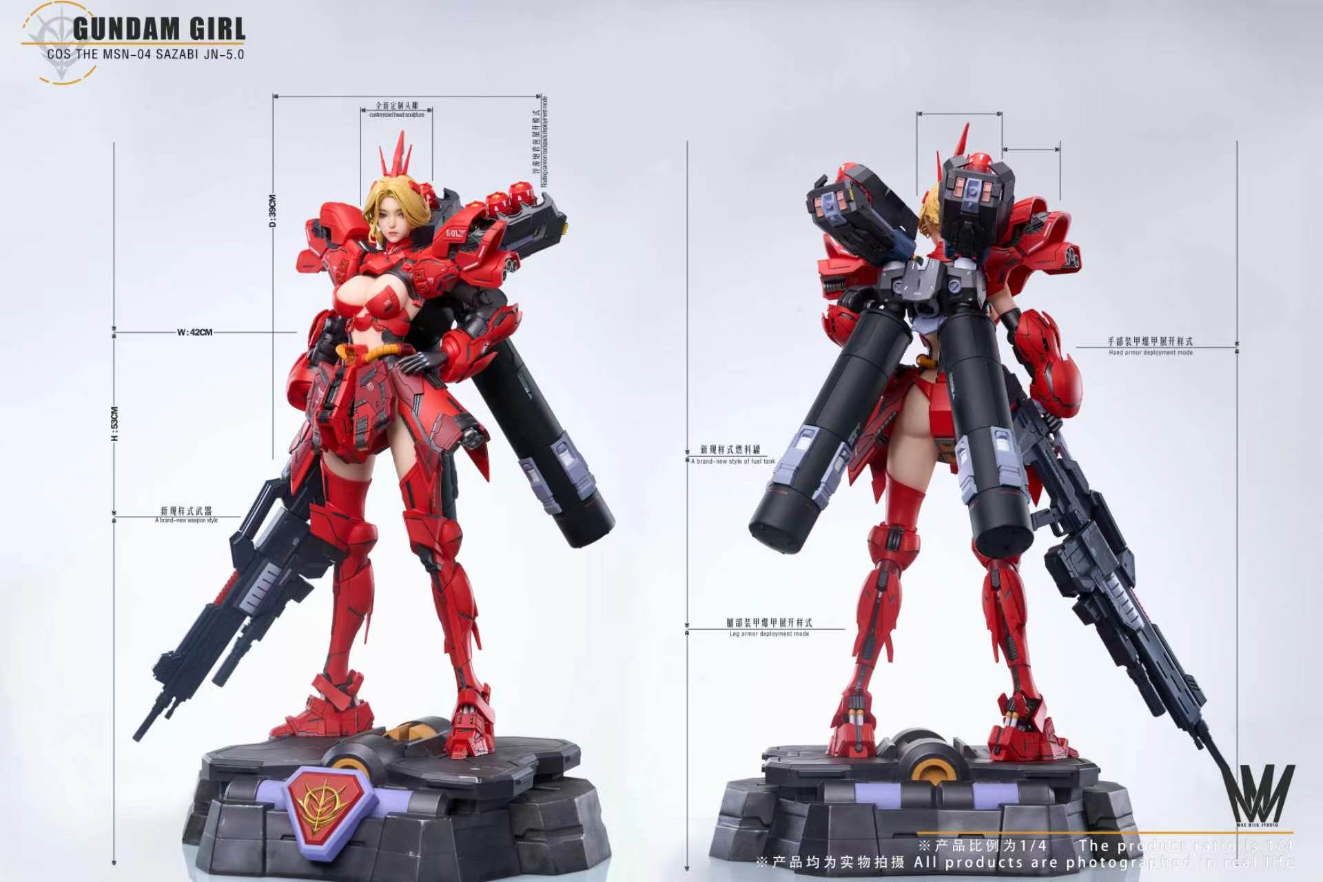 [Pre-order] Gundam Girl MSN-04 Sazabi - Max Milk Studio