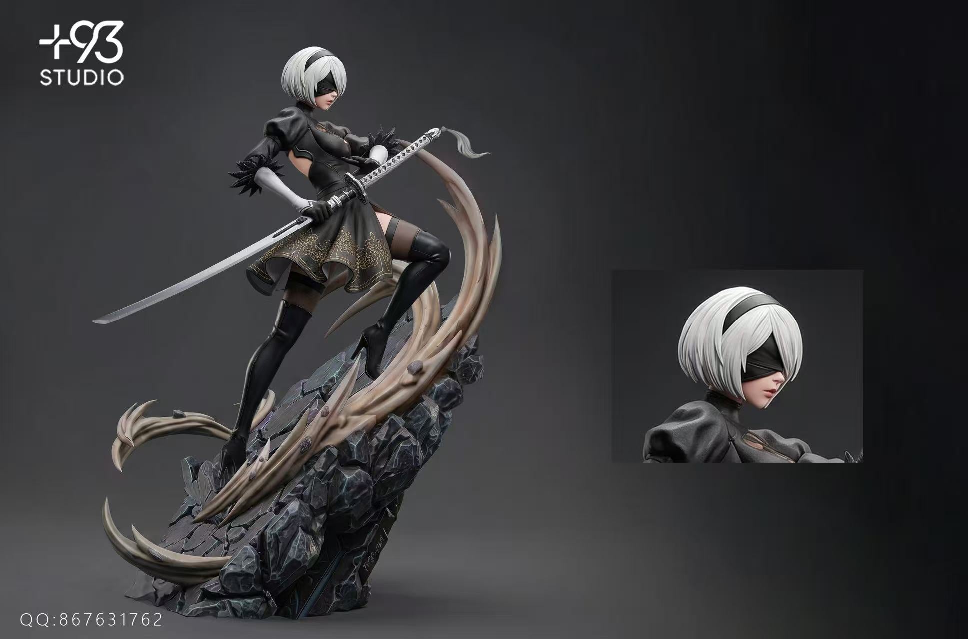 NieR: Automata 2B statue