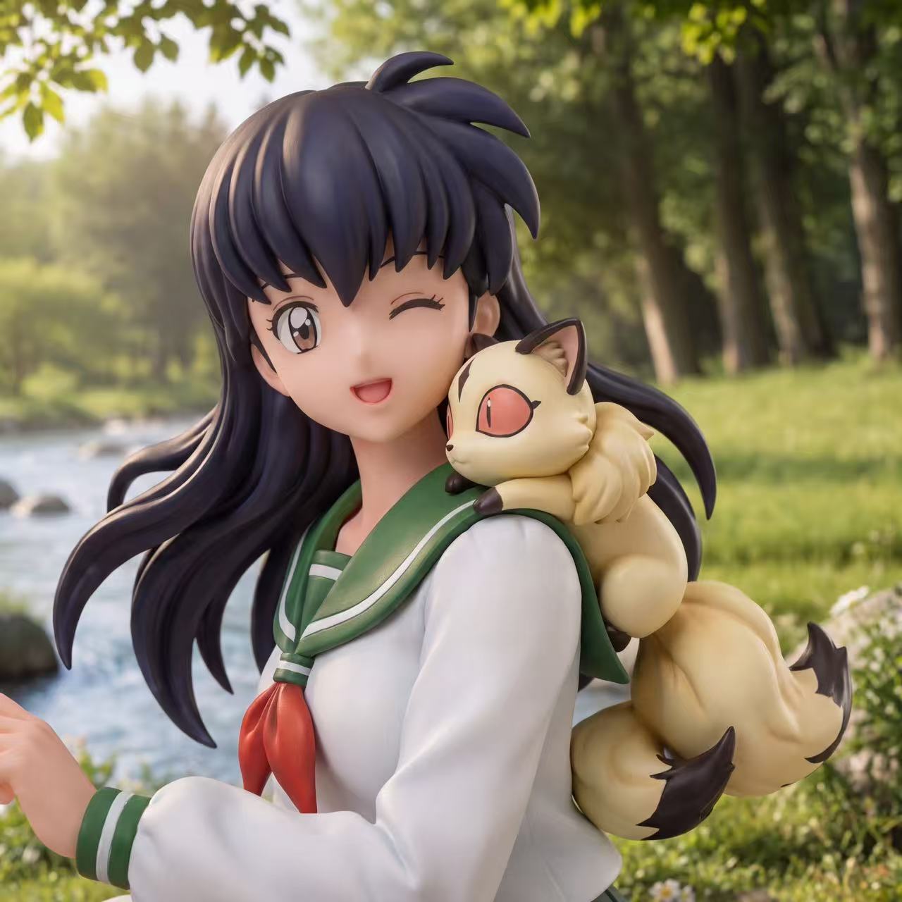 Inuyasha Kagome Higurashi statue