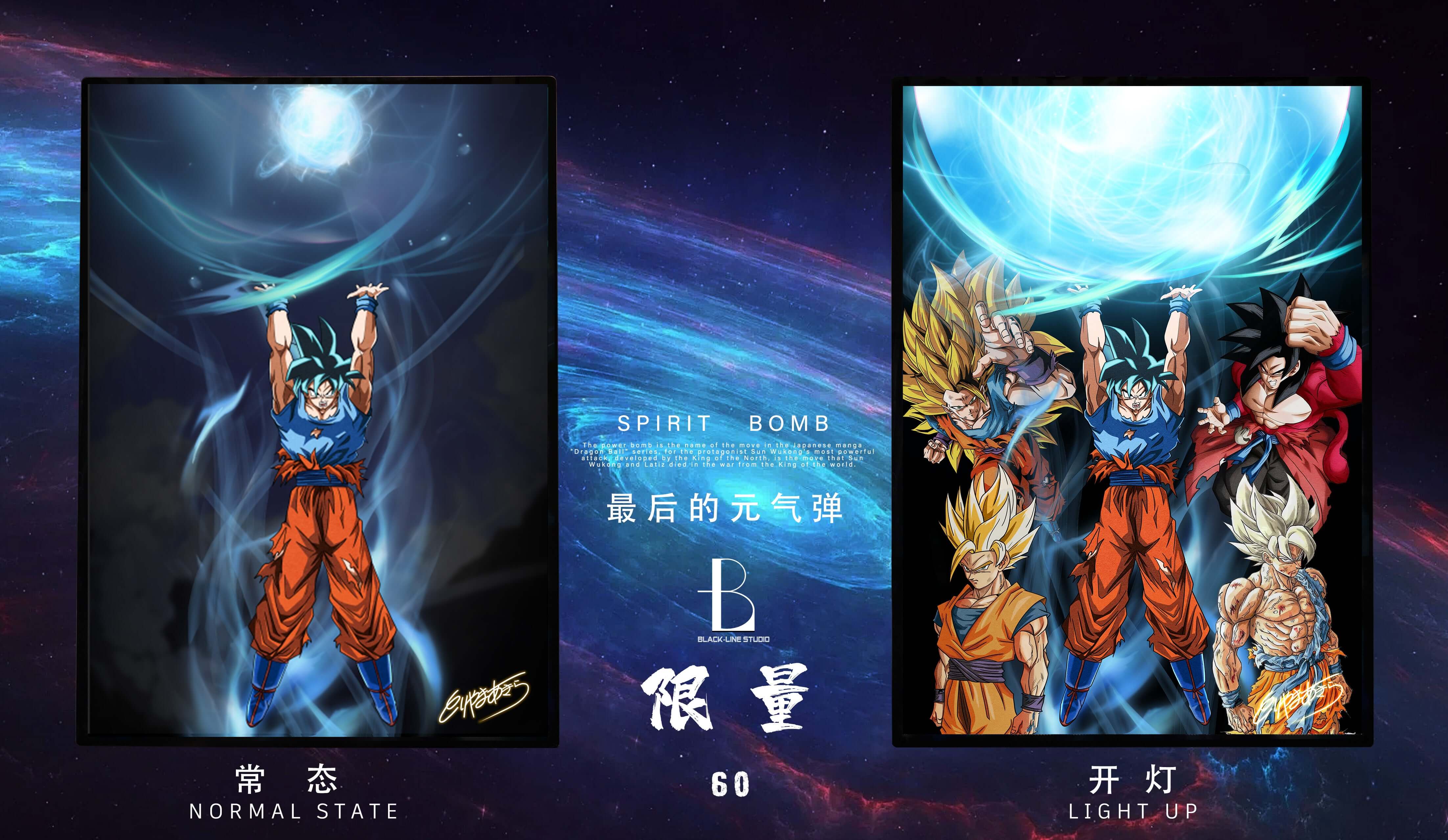 【Pre-order】Dragon Ball Light Guide Decorative Painting