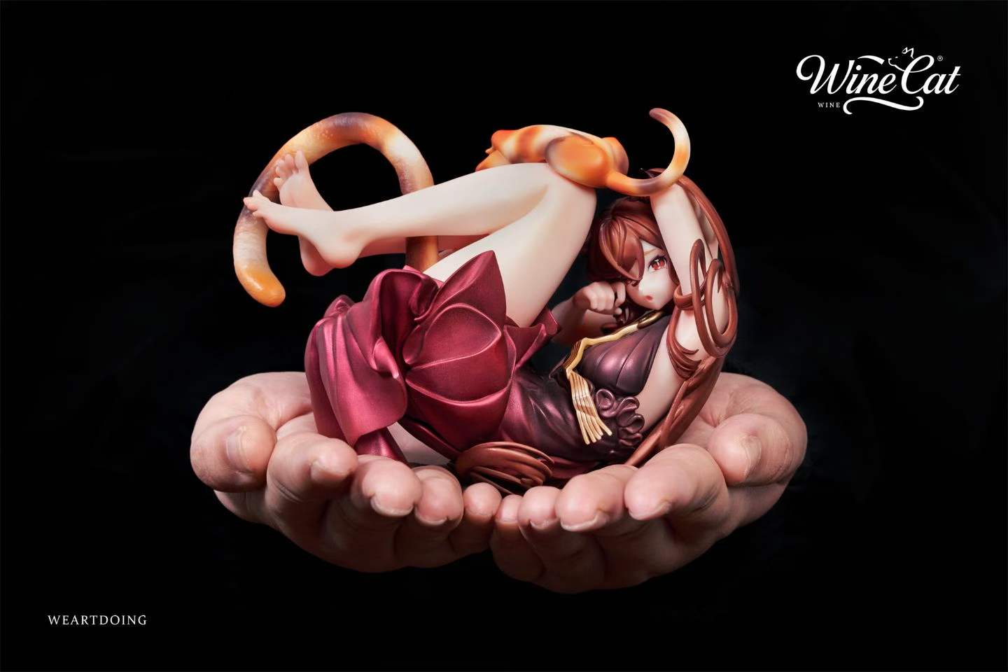 [Pre-order] 1/6 Wine Cat - Blue & Red - WEARTDOING