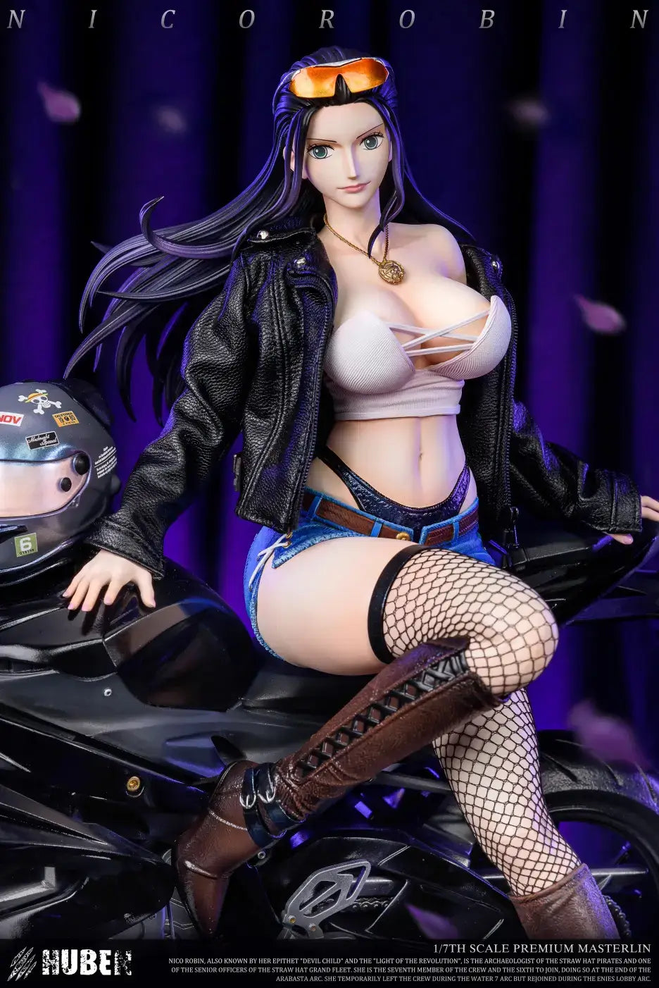 【Pre-order】1/7 Scale Motorcycle Girl 02 Robin-HuBen Studio