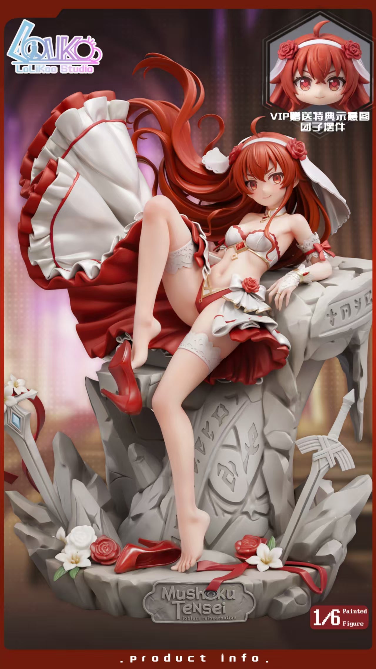 Eris Boreas Greyrat Mushoku Tensei statue