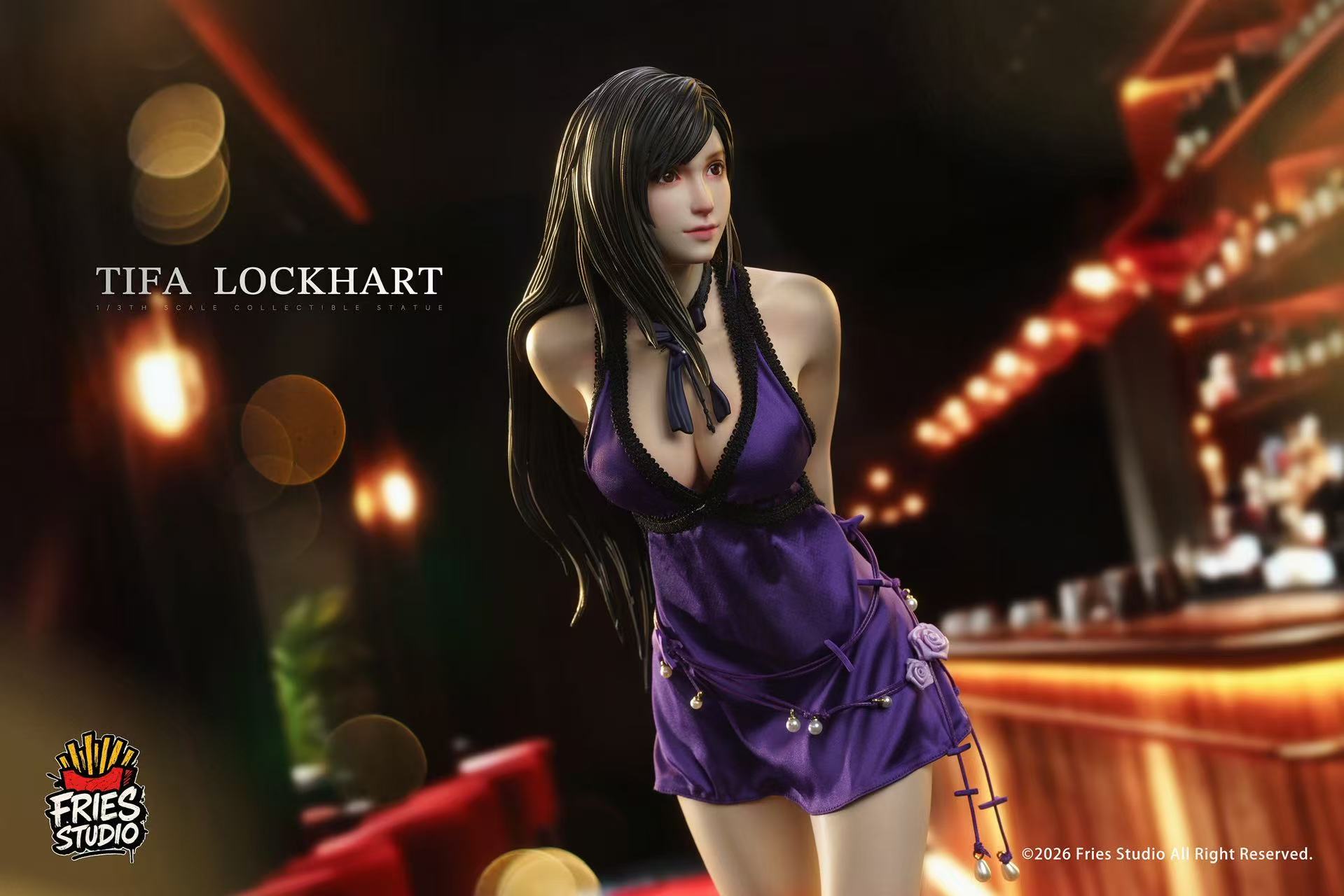 Tifa nude anime statue