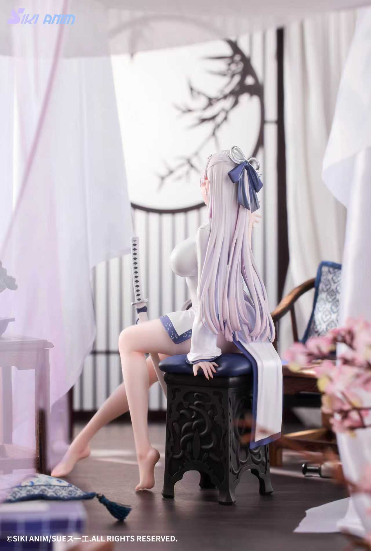 [Pre-order] 1/7 Blue-White Snack Girl Statue - Sikianim