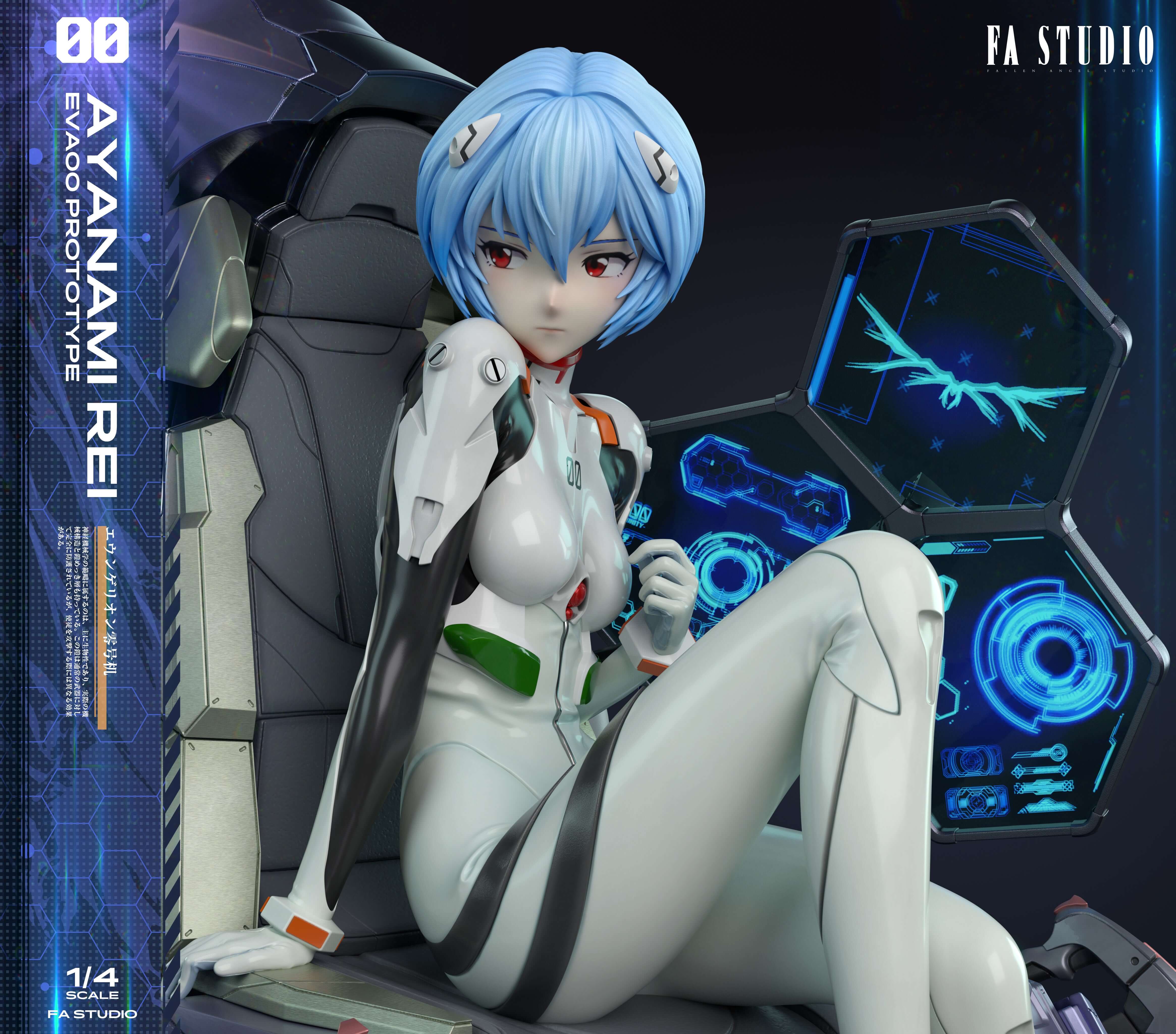 1/4 Ayanami Rei  and Evangelion Unit-00 GK figure