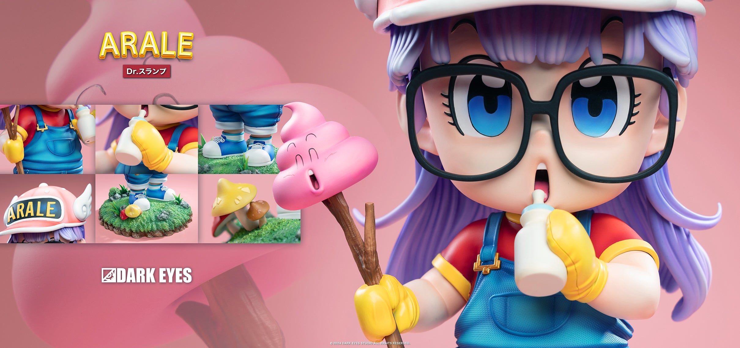 [Pre-order] 1/2 Milk Bottle Arale - Dark Eyes-Studio