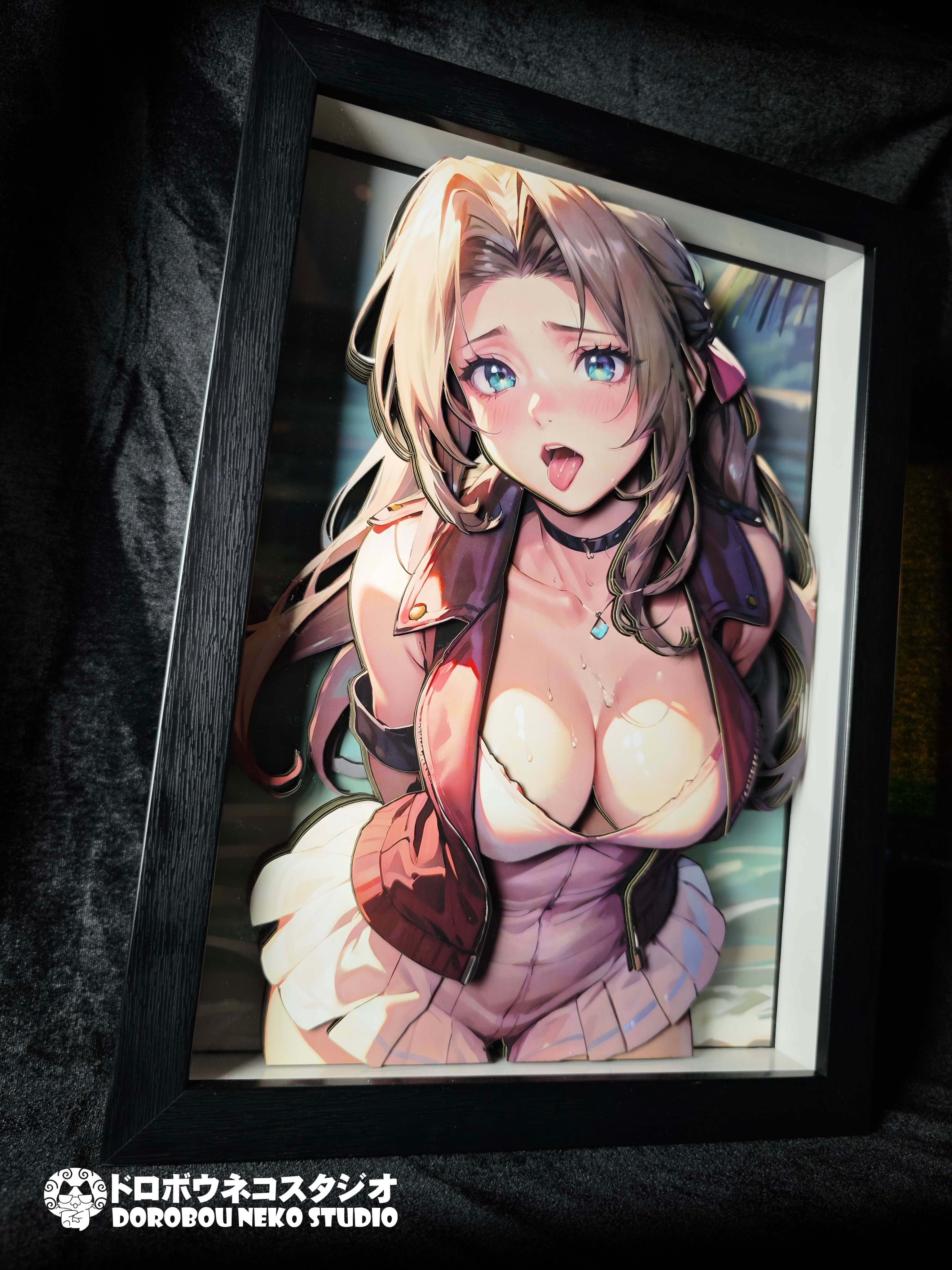 【In stock】Aerith Gainsborough Decorative Painting -Dorobou Neko Studio