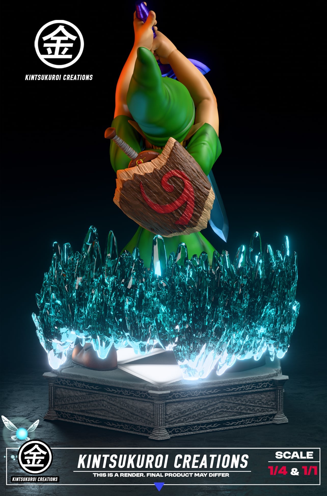 [Pre-order] 1/4 & 1/1 Link The Legend of Zelda Statue - KINTSUKUROI CREATIONS