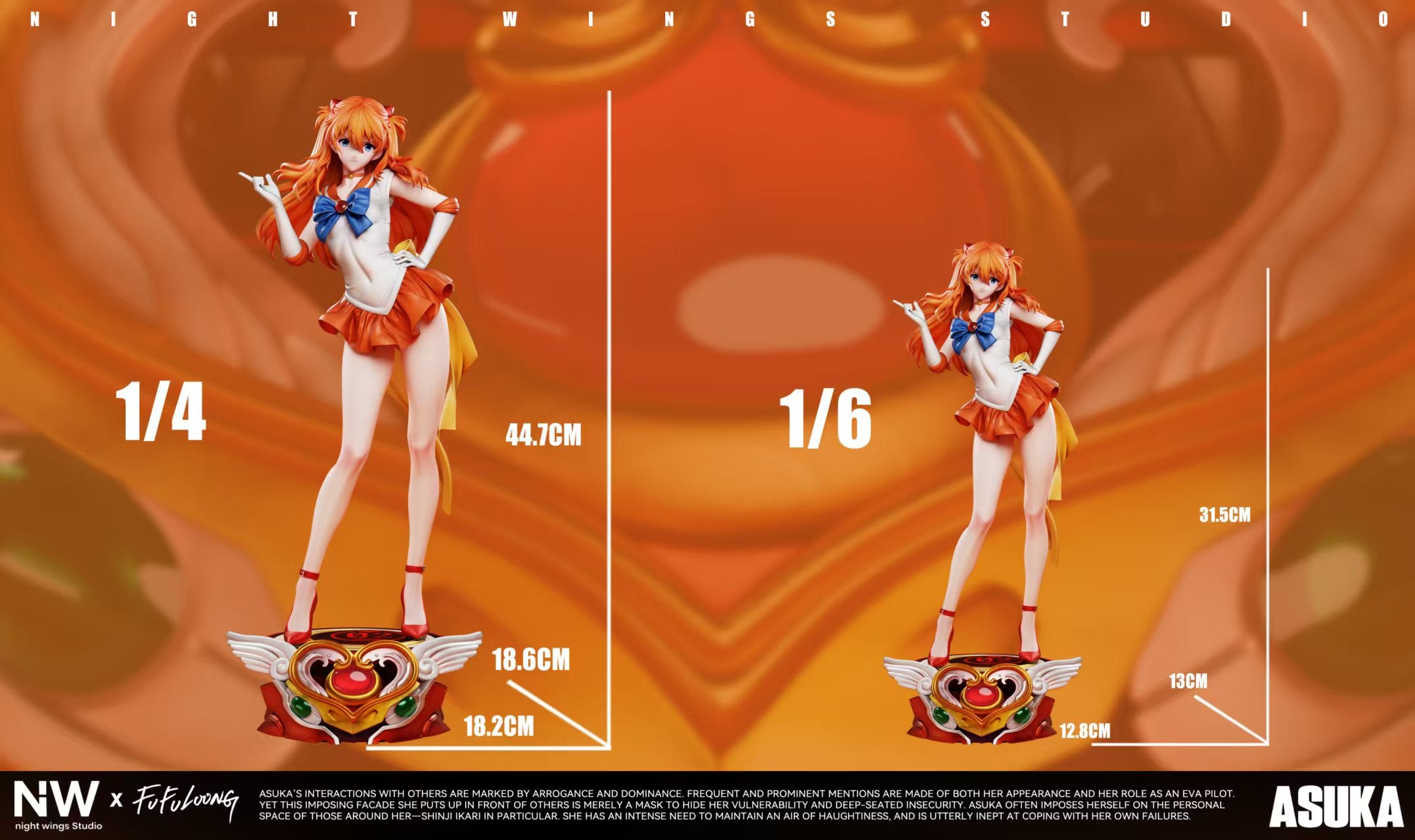 [Pre-order] 1/6 & 1/4 Asuka Statue - Night Wing Studio