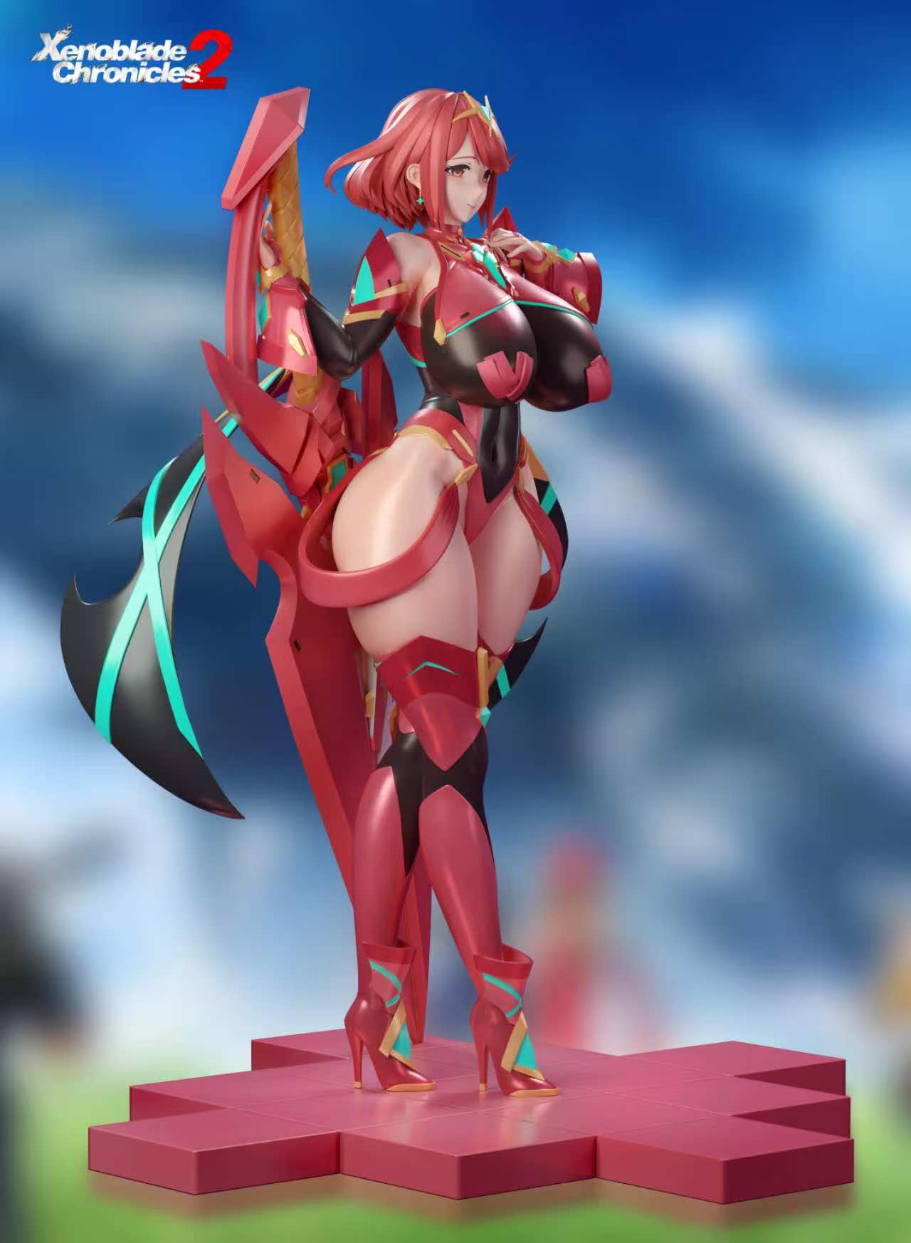 [Pre-order] 1/6 Mythra & Pyra Statues -BGA-Studio
