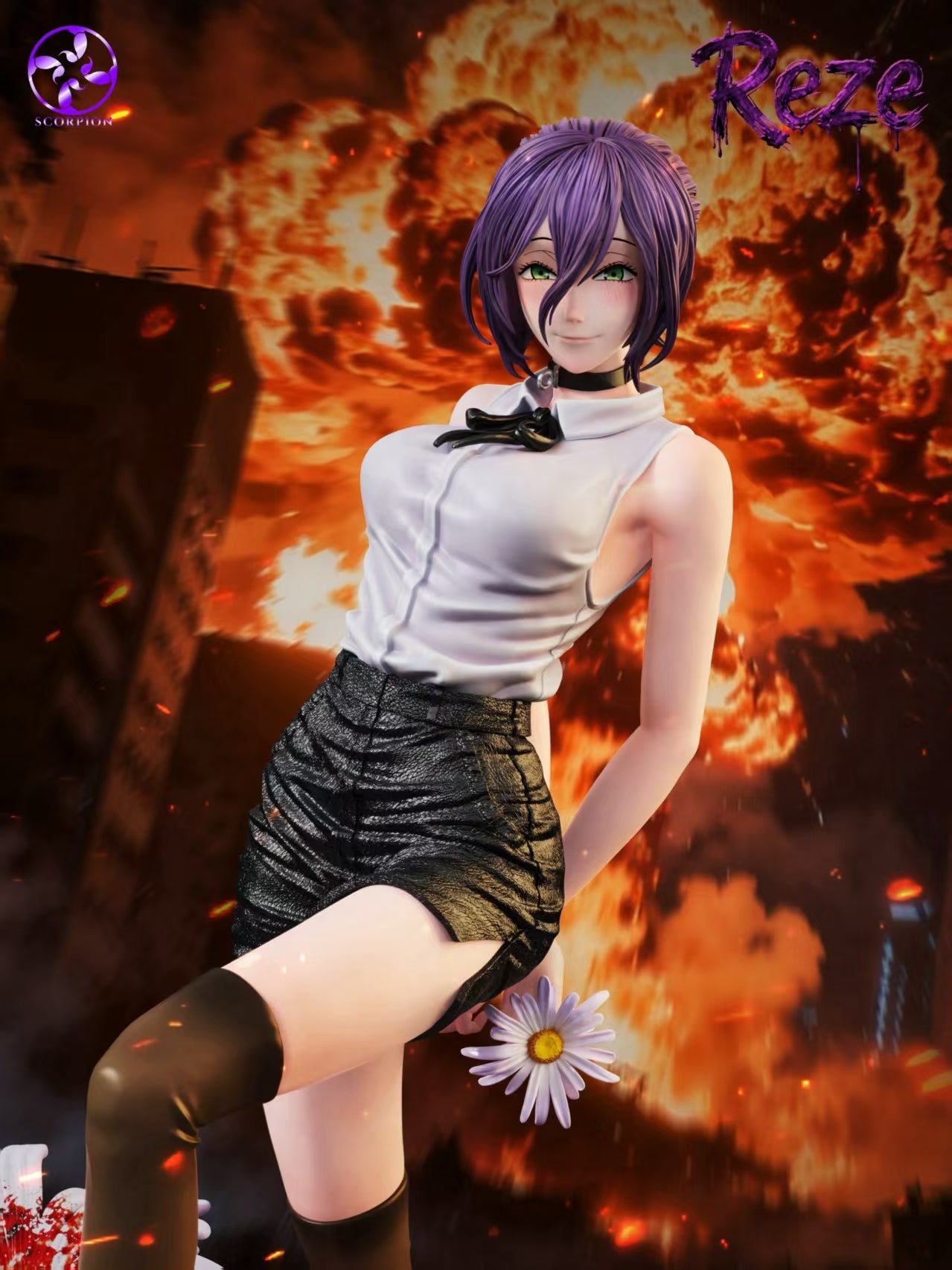 [Pre-order] 1/4 Reze Chainsaw Man Statue - Scorpion