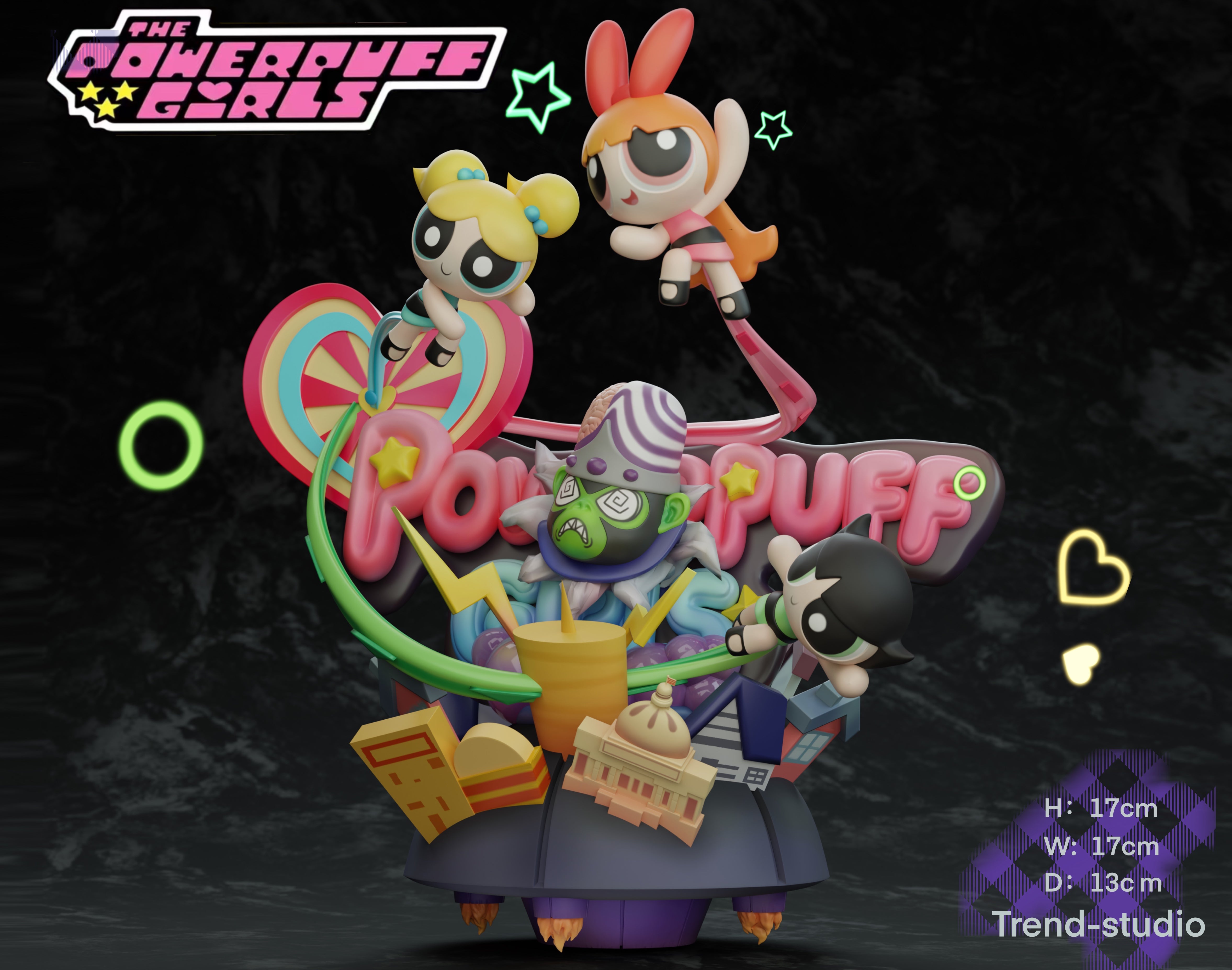 [Pre-order] The Powerpuff Girls vs. Mojo Jojo - Chaoshe Studio