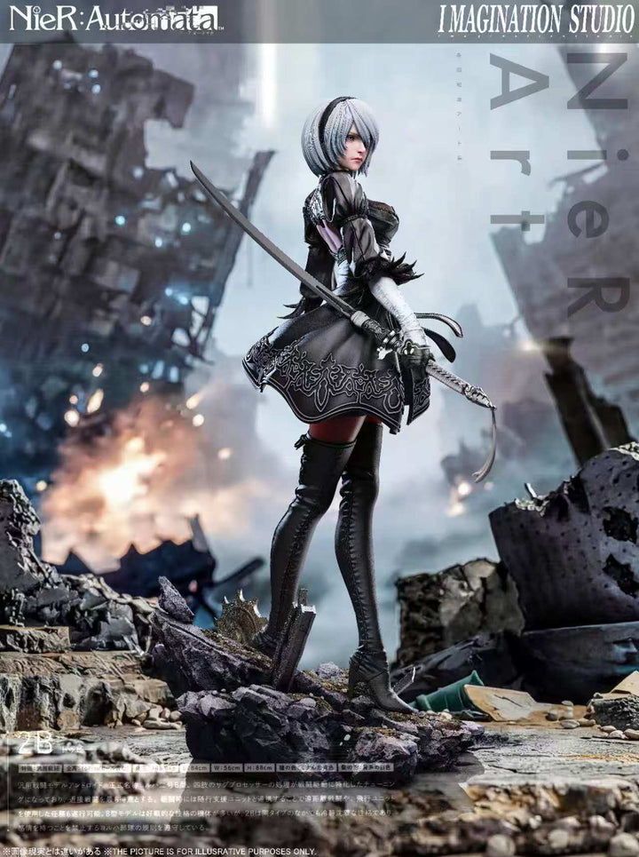 [Pre-order] 1/6 NieR: Automata 2B Statue - Imagination Studio – Best ...