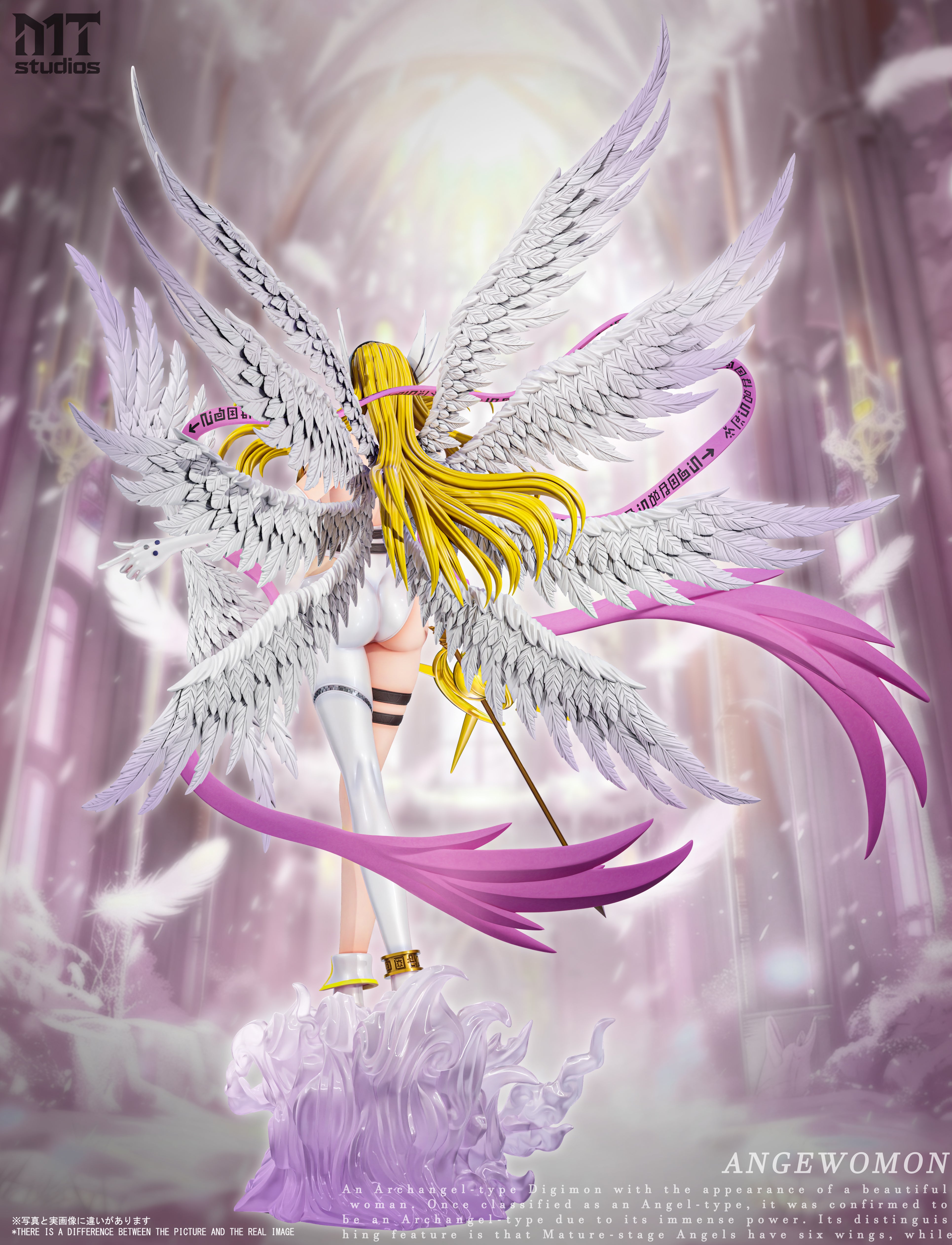 Angewomon statue