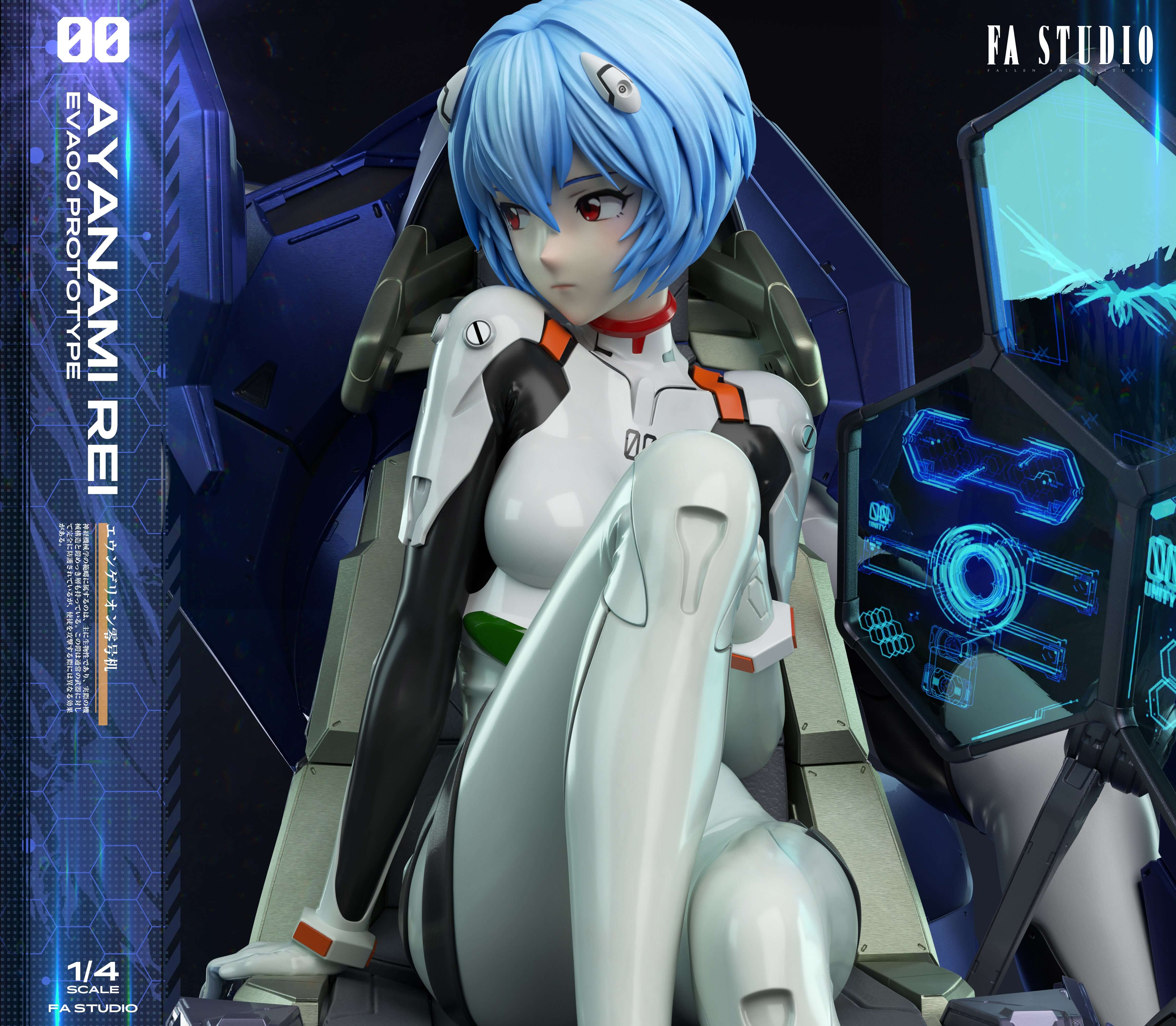 Evangelion rei ayanami figure 1/4 scale