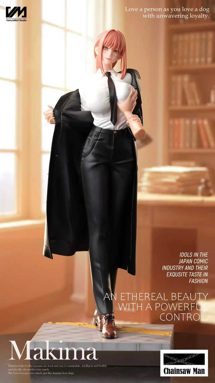 Makima Chainsaw Man hentai Statue