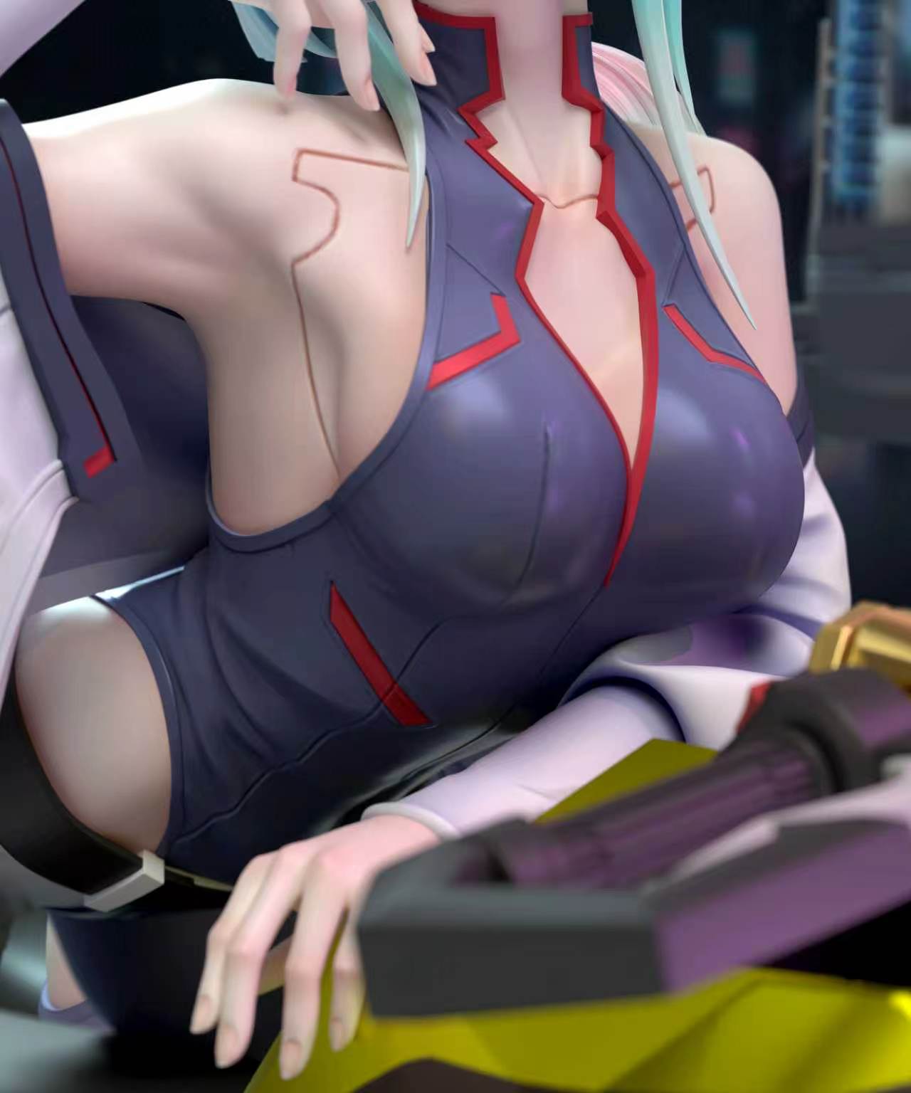 Lucy Cyberpunk 2077 anime statue