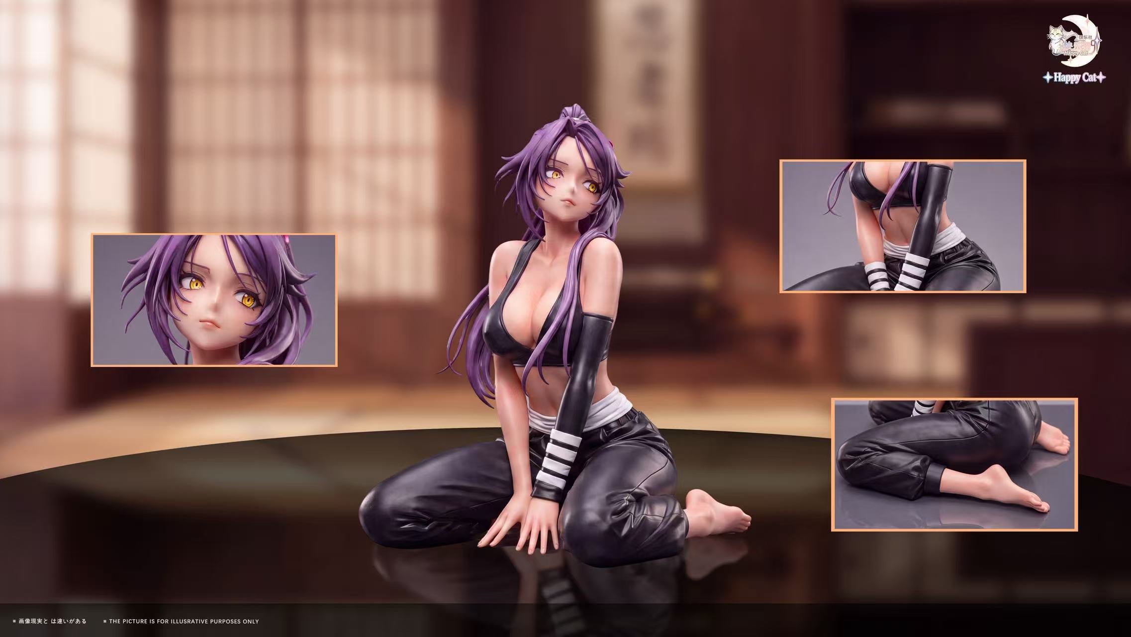 Yoruichi Shihouin statue