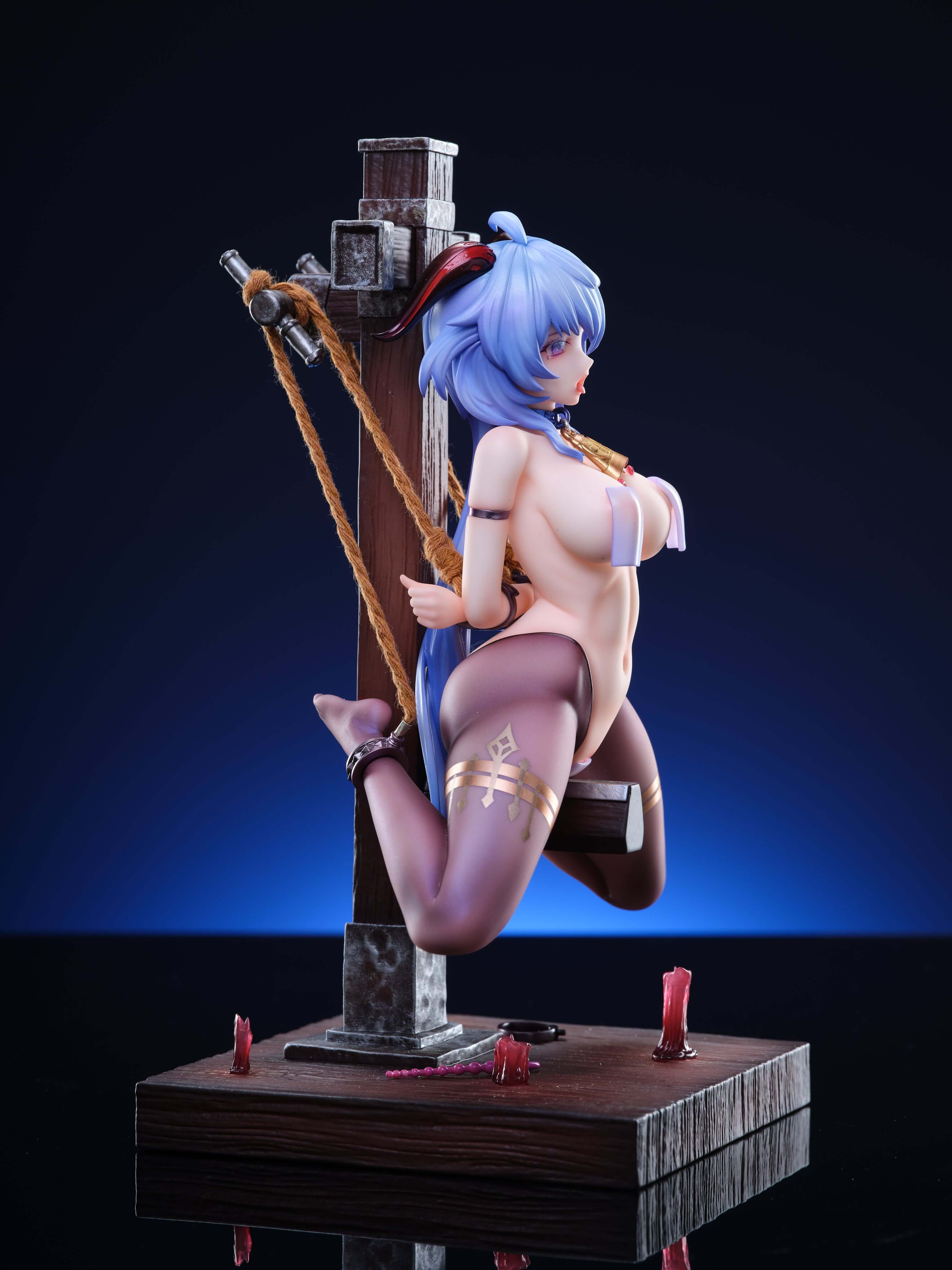 r34 ganyu genshin impact figure statue